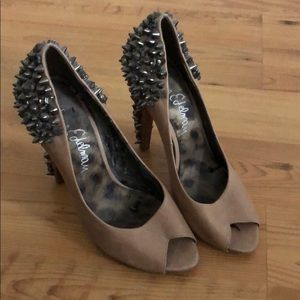 Sam Edelman blush peep toe size 7